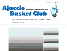 Tablet Screenshot of ajaccio-basketclub.com